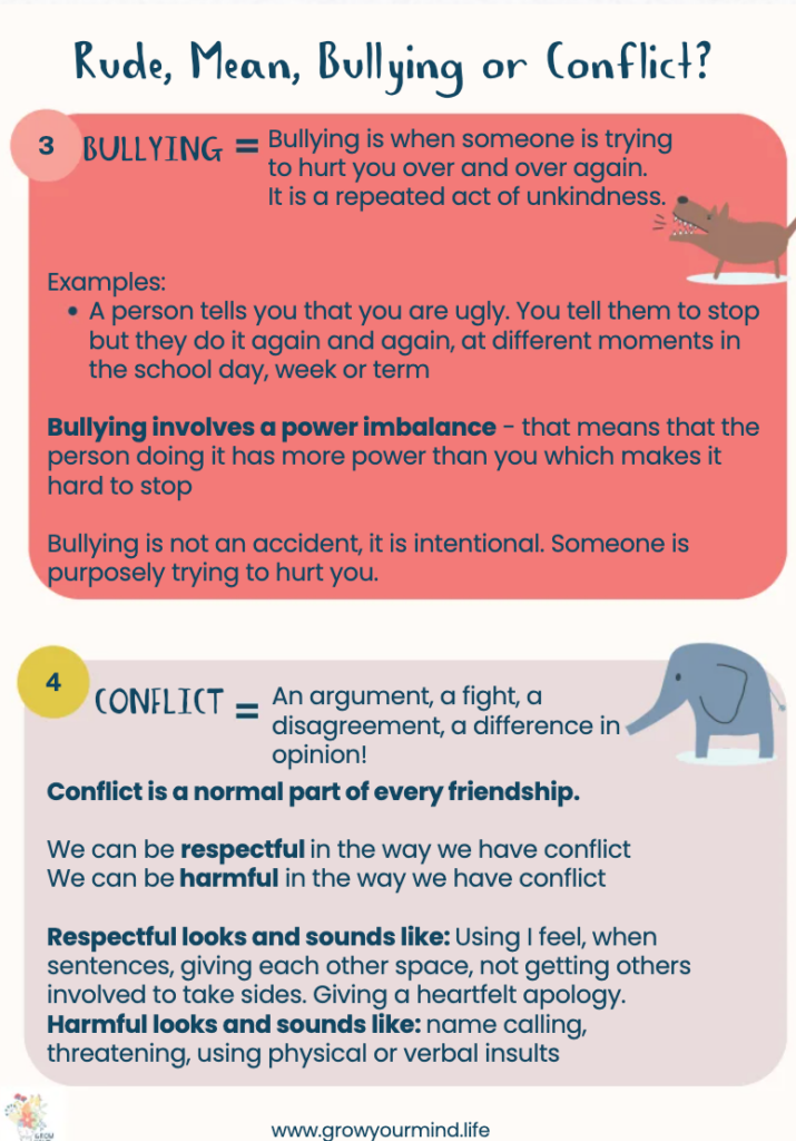 Bullying worksheet page 2