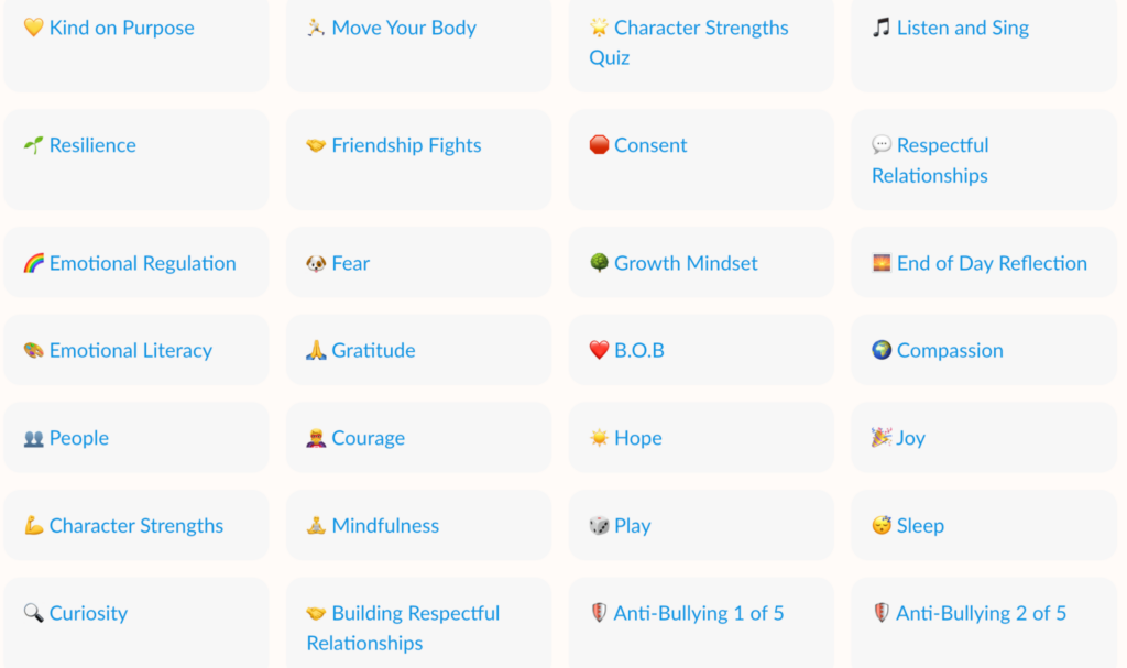 Journal prompts overview