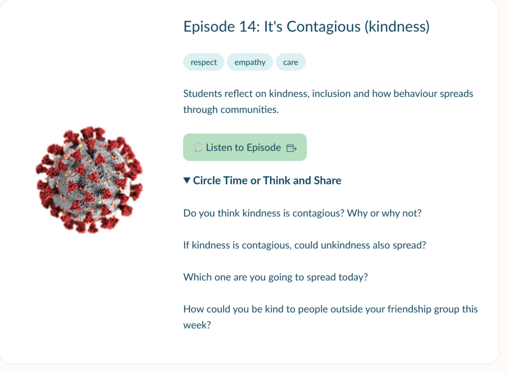 It's Contagious – kindness podcast episode